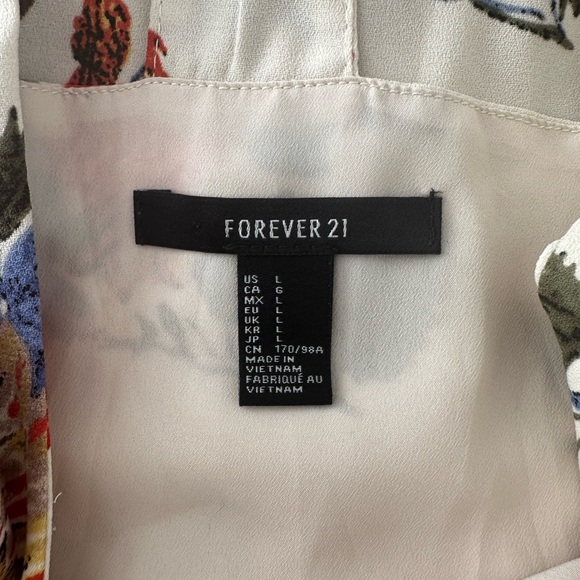 Forever 21 Floral Button-Front Mini Dress - Picture 5 of 6